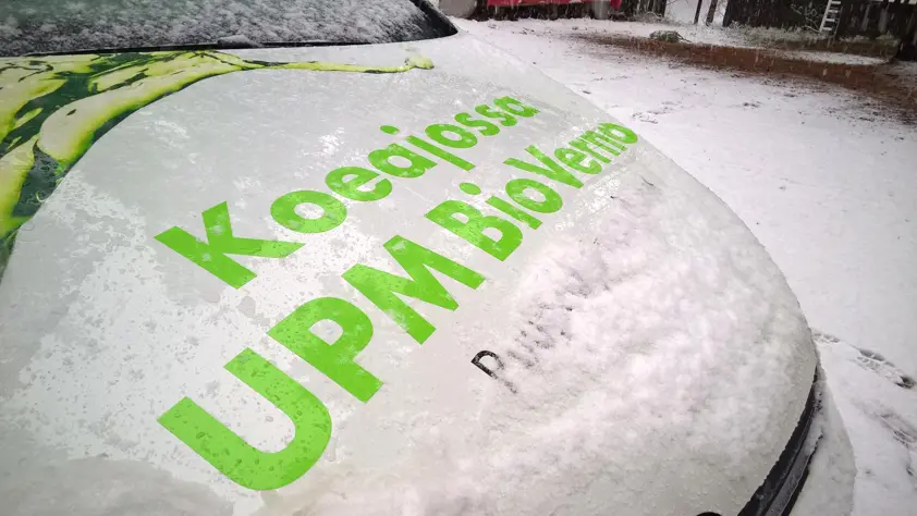 Cleaner driving with UPM BioVerno Cleaner driving with UPM BioVerno